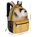 yanfind Children's Backpack  Bokeh Focus Abstract  Round Illuminated Lights Table Insubstantial Preschool Nursery Travel Bag