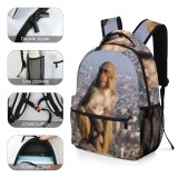 yanfind Children's Backpack Images Wildlife Pictures Nepal Free Swayambhunath Monkey Baboon Preschool Nursery Travel Bag