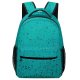 yanfind Children's Backpack Dew Raining Design Window Drop Turquoise Damp Droplets Glass Dot Preschool Nursery Travel Bag