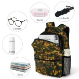 yanfind Children's Backpack Flora Ivy Plant Jar Leaf Leaves Grass Garden Park Autumn Fall Art Preschool Nursery Travel Bag