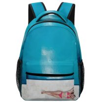 yanfind Children's Backpack Bikini  Daytime Pool  Fashion Bird's Preschool Nursery Travel Bag