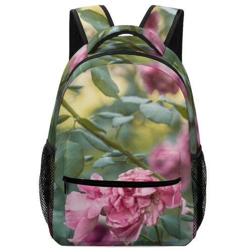 yanfind Children's Backpack Flower  Plant Geranium Rose Petal Preschool Nursery Travel Bag