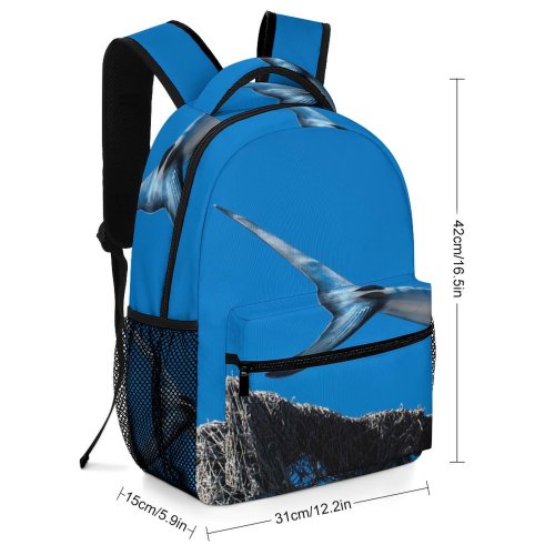yanfind Children's Backpack Fish Swordfish Seafood Restaurant Beach Ocean Jersey Sea Isle City Sky Advertising Preschool Nursery Travel Bag