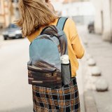 yanfind Children's Backpack  Bus Street City Time Lights Downtown Lapse Cityscape Daylight Traffic Clock Preschool Nursery Travel Bag