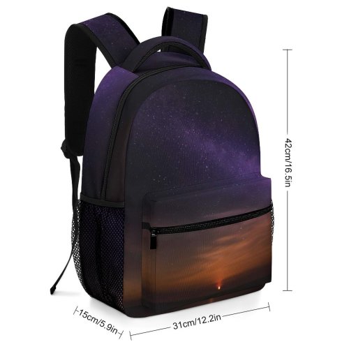 yanfind Children's Backpack Outer Galaxy Planet Astronomy Outdoors Nebula  Moonrise Mars Images Milky Night Preschool Nursery Travel Bag