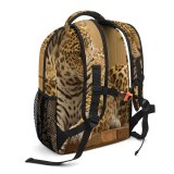 yanfind Children's Backpack Leopard Big Carnivore Wild   Whiskers Hunter Wildlife Focus  Danger Preschool Nursery Travel Bag