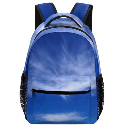 yanfind Children's Backpack Cloud Sky Peace Clouds Natural Surreal Unique Horizon Texture Colour Copyspace Space Preschool Nursery Travel Bag