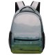 yanfind Children's Backpack Field Grassland Outdoors Countryside Paddy Plant Vegetation Grey Stock Preschool Nursery Travel Bag