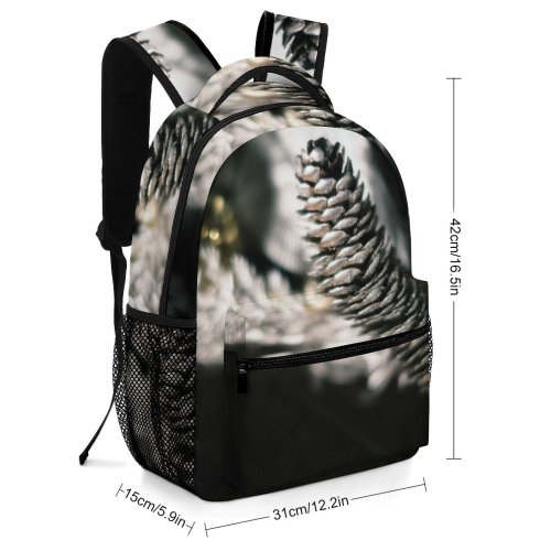 yanfind Children's Backpack Abies Moody Vintage Warmth Hygge Homey Tree  Pine Home Plant Preschool Nursery Travel Bag