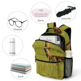 yanfind Children's Backpack Grassland Outdoors Pasture Hayfield Rural Farmland Farm Antler Countryside Preschool Nursery Travel Bag