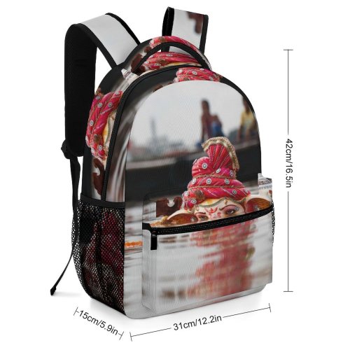 yanfind Children's Backpack Festival Figure Underwater Sacred Travel Action Boat River Outdoors Indian Doll Preschool Nursery Travel Bag