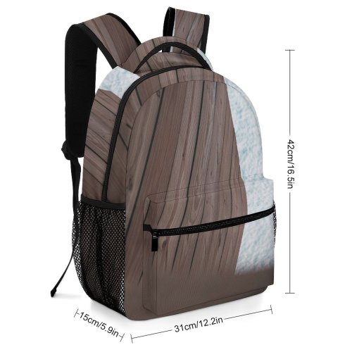 yanfind Children's Backpack Grey Wood Montmorency Beauport Québec Qc  Furniture Outdoors  Graupel Whiteout Preschool Nursery Travel Bag