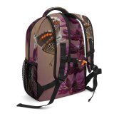 yanfind Children's Backpack  Focus Purple Beautiful Butterfly Delicate Sage Insect  Depth Field Lepidoptera Preschool Nursery Travel Bag