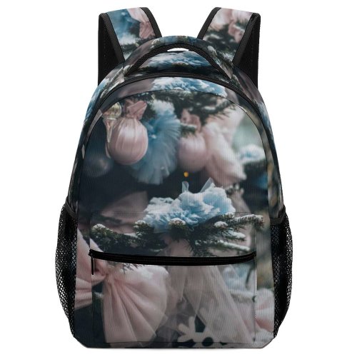yanfind Children's Backpack Atmosphere Decorations Balls Tree Winter Christmas Time Xmas Decors Ornaments Season Merry Preschool Nursery Travel Bag