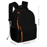 yanfind Children's Backpack Fireworks Light Dark Night Outdoors Abstract Flame Fire Darkness Heat Still Preschool Nursery Travel Bag