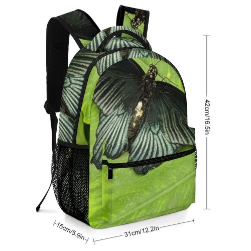 yanfind Children's Backpack Butterfly Insect Invertebrate Leaf Plant Birds Public Domain Preschool Nursery Travel Bag
