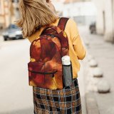 yanfind Children's Backpack Autumn Foliage Dry Fall Season Leaves Preschool Nursery Travel Bag