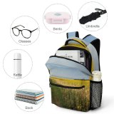 yanfind Children's Backpack Field Grassland Outdoors Countryside Farm Meadow Rural Plant Public Domain Preschool Nursery Travel Bag