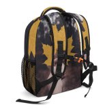 yanfind Children's Backpack  Focus Park Beautiful Season Autumn Maple Light Descending Outdoors Woods Fall Preschool Nursery Travel Bag