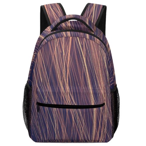 yanfind Children's Backpack Firework Texture Fire Electric Preschool Nursery Travel Bag