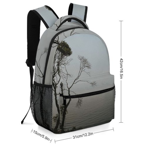 yanfind Children's Backpack Fog Tree Outdoors Grey Mist Plant Cremorne Path Point Nsw Australia Boat Preschool Nursery Travel Bag