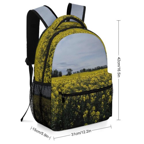 yanfind Children's Backpack Farm Free Rural Field Grassland Countryside Outdoors Images Meadow Preschool Nursery Travel Bag