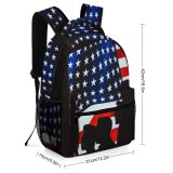 yanfind Children's Backpack  Honor Freedom Jul Liberty Spangled Independence Usa Stripe Administration Fourth Memorial Preschool Nursery Travel Bag