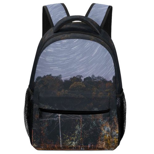 yanfind Children's Backpack Astrophotography Sunset Landscape Travel  Light Outdoors Woods Trails  Countryside Dawn Preschool Nursery Travel Bag