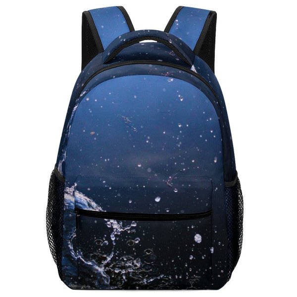 yanfind Children's Backpack Aqua Desktop  Drop Droplets Texture Exposure Mac Waterdrop Preschool Nursery Travel Bag