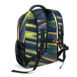 yanfind Children's Backpack  Focus H Illuminated Colorful  Ripples Outdoors Abstract Reflections O Preschool Nursery Travel Bag