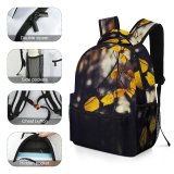 yanfind Children's Backpack Branch Autumn Leaf Leaves Flora Plant Branches Plants Winter Delicate  Bokeh Preschool Nursery Travel Bag