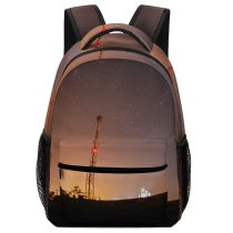 yanfind Children's Backpack Dark Exploration Observatory Astrology Sunset Planet Evening Travel Milky Light Galaxy Preschool Nursery Travel Bag