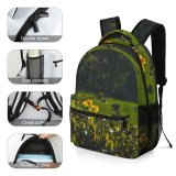 yanfind Children's Backpack Field Grassland Outdoors Countryside Farm Rural Meadow Plant Lahore Pakistan Jar Potted Preschool Nursery Travel Bag