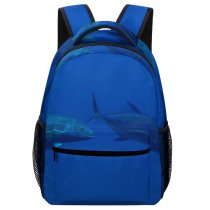 yanfind Children's Backpack Fish Sea  Tuna Aquatic  Outdoors Shark Ensenada Ocean Stock Preschool Nursery Travel Bag