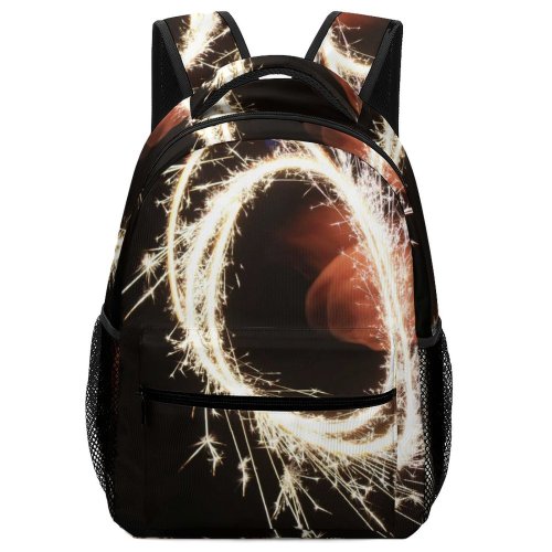 yanfind Children's Backpack Night Free Pictures Fireworks Sparklers  Outdoors Light Images Preschool Nursery Travel Bag