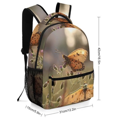 yanfind Children's Backpack Butterfly Insect Invertebrate Monarch Bee Honey Public Domain Preschool Nursery Travel Bag