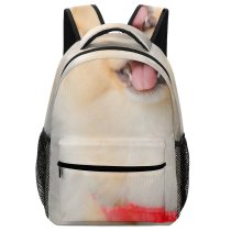 yanfind Children's Backpack Cute Fur Puppy Miniature Dog Kawaii Little Adorable Pet Preschool Nursery Travel Bag