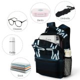 yanfind Children's Backpack Dark Time Outerwear Illuminated Lights Guy Fashionable Photoshoot Evening Expression Facial Youth Preschool Nursery Travel Bag