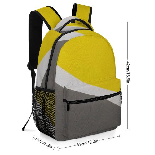 yanfind Children's Backpack Empty Concrete Art Design Texture Blank Wall Preschool Nursery Travel Bag