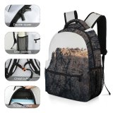 yanfind Children's Backpack Cliff Outdoors Mesa Grey Public Domain Preschool Nursery Travel Bag