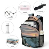 yanfind Children's Backpack Bonfire Wallpapers Pictures Sea Outdoors Fire Wood Beach Flame Creative Images Preschool Nursery Travel Bag