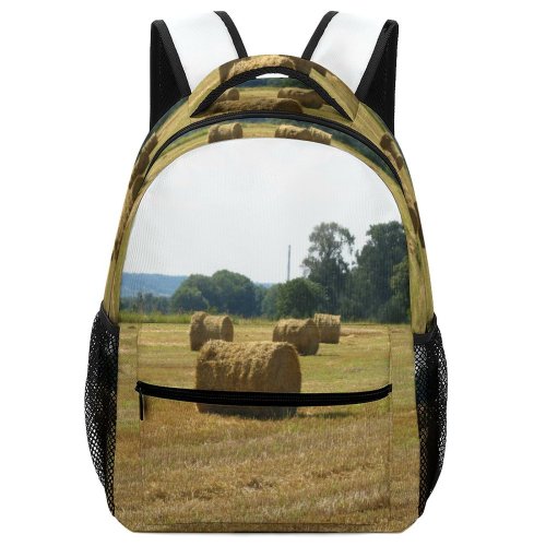 yanfind Children's Backpack Field Fields Hay Sunny Sunshine Summer Bay Bale Area Pad Preschool Nursery Travel Bag