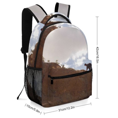 yanfind Children's Backpack Desert Sand Dune Majave Geology Cliff Ridge Photographer Climbing Hiking Rock Preschool Nursery Travel Bag