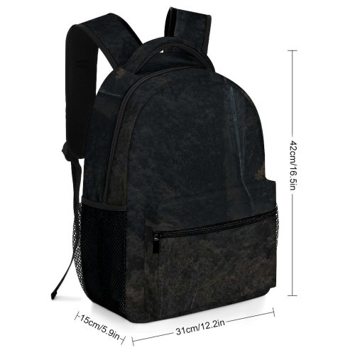 yanfind Children's Backpack Dark Forest Lights Roadway Scenery Sunset Grass Landscape Waterfalls Mountains Evening Asphalt Preschool Nursery Travel Bag