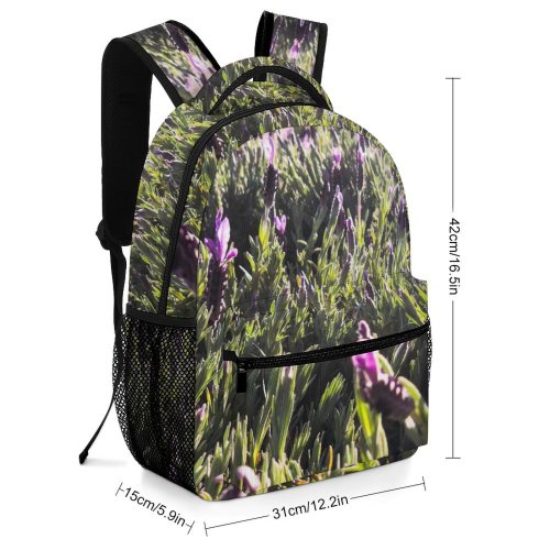 yanfind Children's Backpack  Flower Birds Australia  Purple Crocus Plant Sydneynature Jar Potted Pottery Preschool Nursery Travel Bag