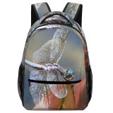 yanfind Children's Backpack Summer Bugs Insect Delicate Fly Dragonflies Damseflies Macro Wing Invertebrate Preschool Nursery Travel Bag