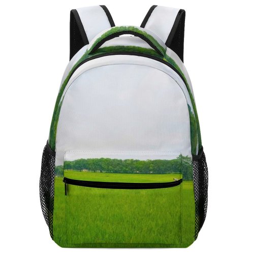 yanfind Children's Backpack Field Grassland Outdoors Countryside Paddy Plant Vegetation Rural Preschool Nursery Travel Bag