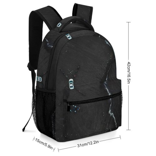 yanfind Children's Backpack Dark Sand H Footage Beach Outdoors O Car Shot Bird's Drone Preschool Nursery Travel Bag