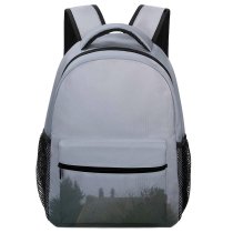 yanfind Children's Backpack Fog Outdoors Mist Grey Stock Preschool Nursery Travel Bag