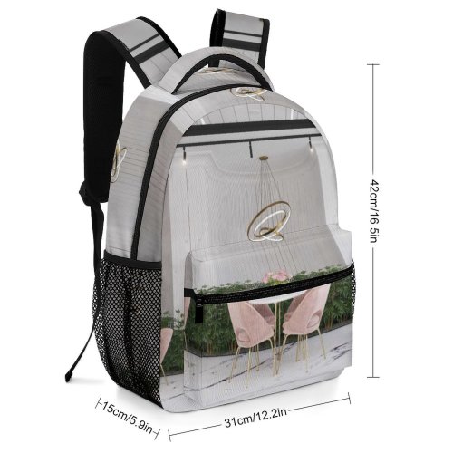 yanfind Children's Backpack Floral Bouquet Plant Design Decor Delicate Lamp Armchair Cozy Nobody Romantic Rest Preschool Nursery Travel Bag